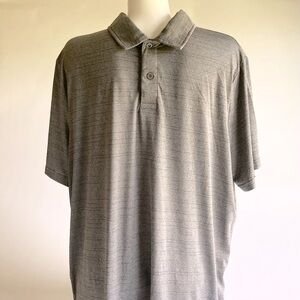 Men’s 32 Degrees Grey Polyester Polo Short Sleeve Shirt size XL